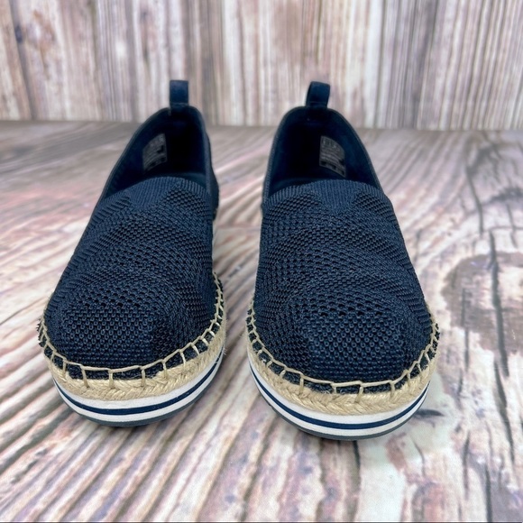 Bobs Skechers Mesh Blue Slip On Shoes - Picture 3 of 12